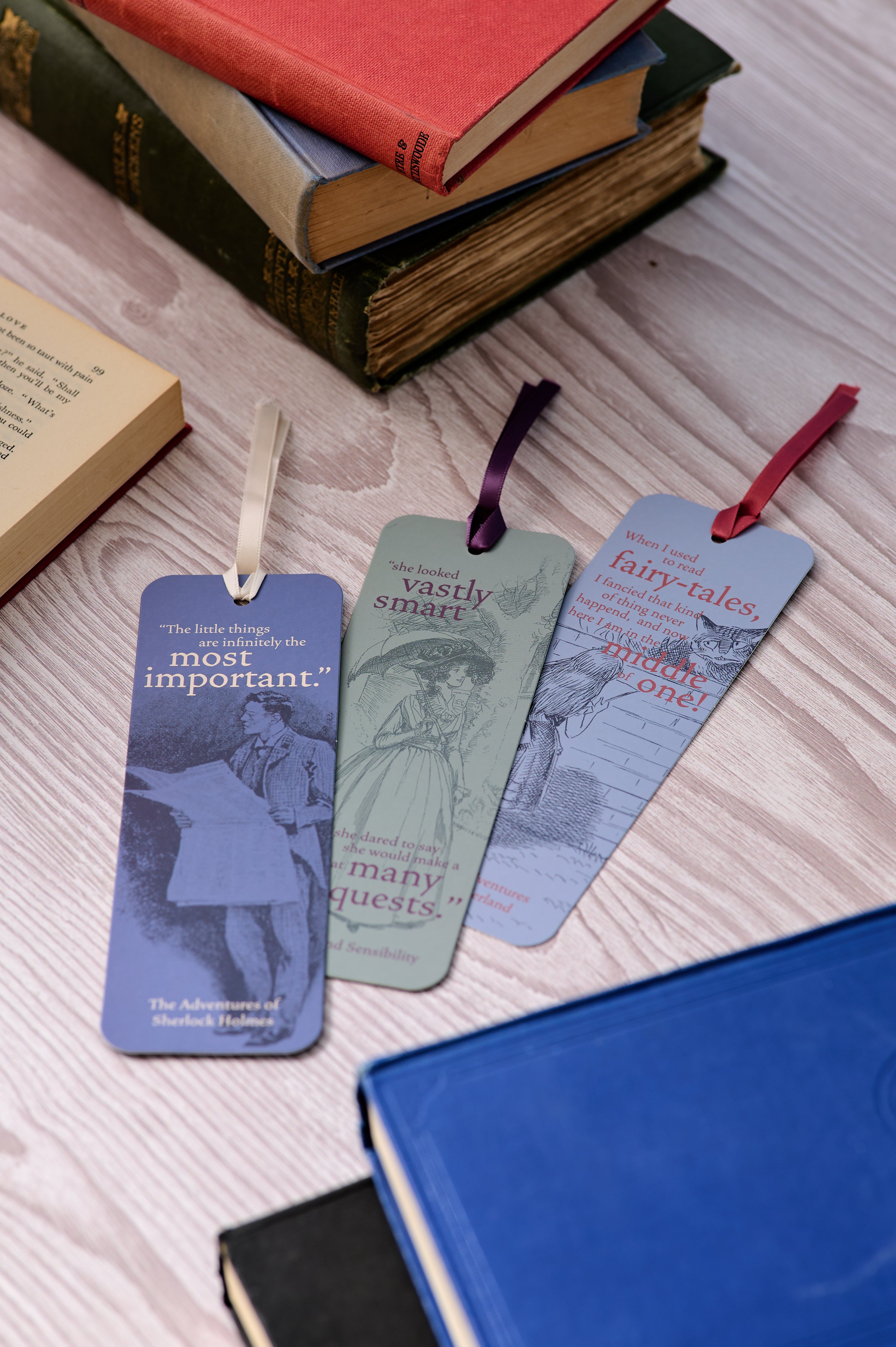 Sherlock Holmes Pulteney Press marque-page bleu