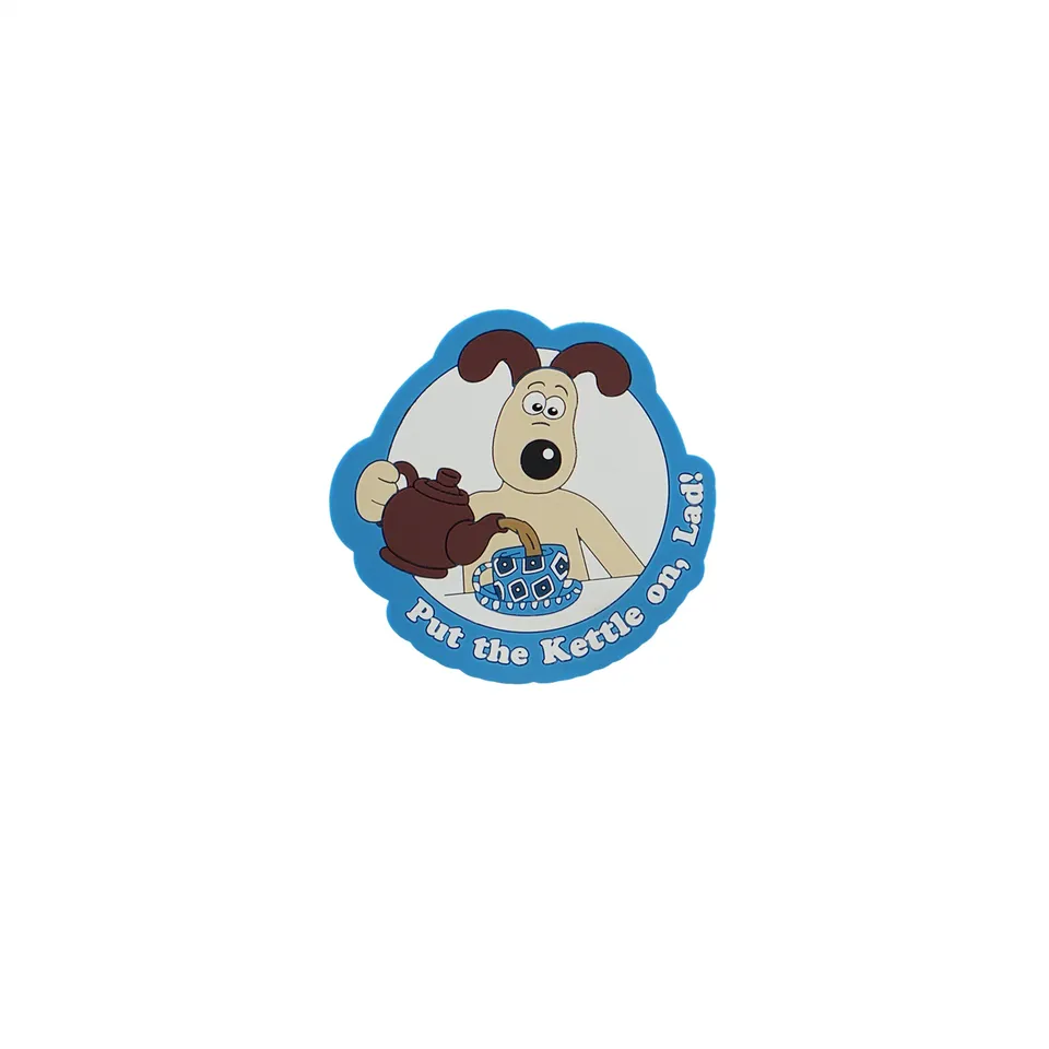Wallace & Gromit magnet Gromit bleu cuir vegan