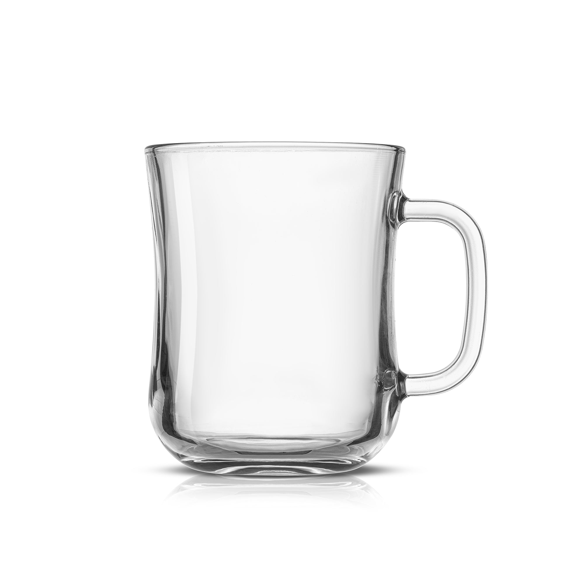 JoyJolt Diner mug en verre 46 cl lot de 4 robuste