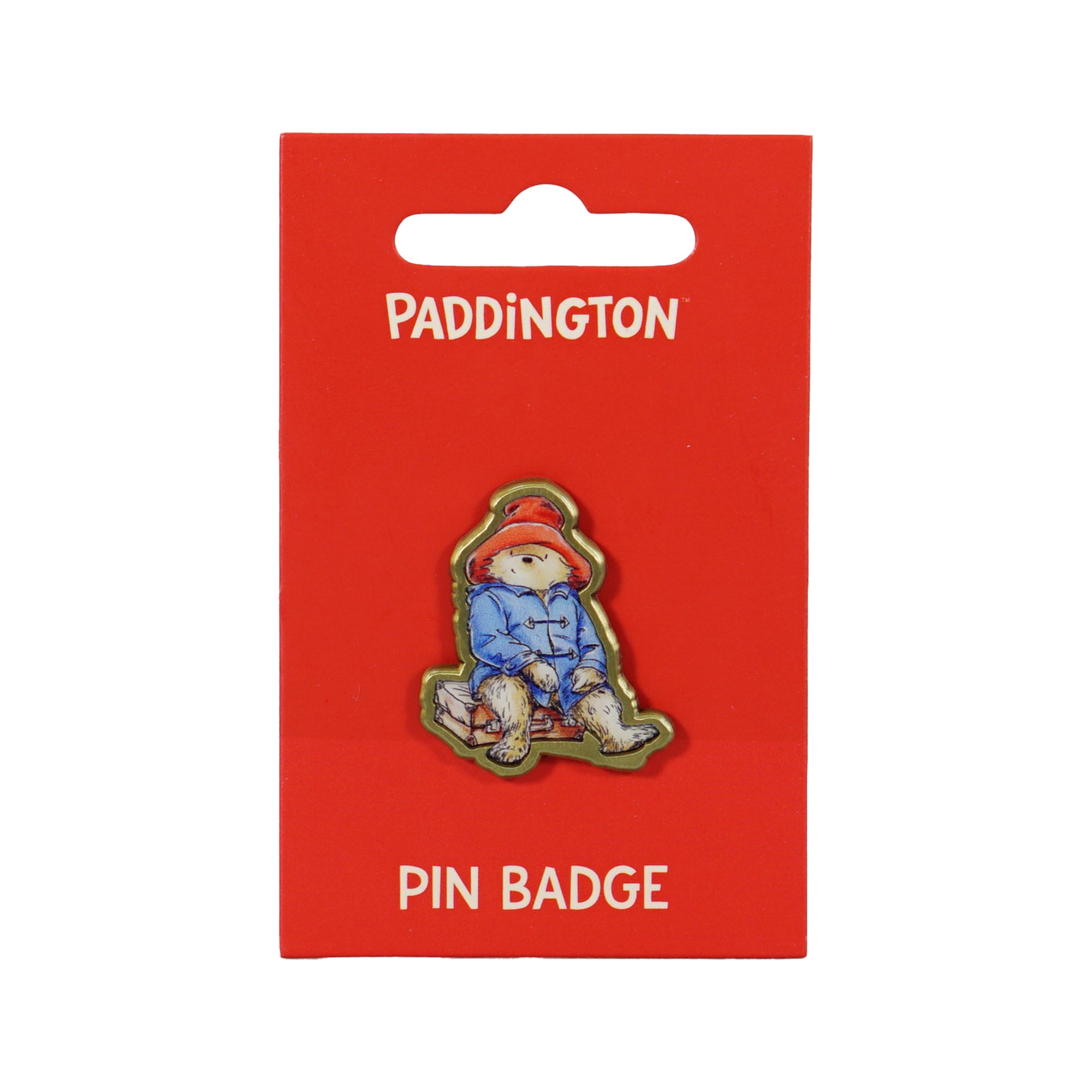 Paddington ours pin's émail bleu carte