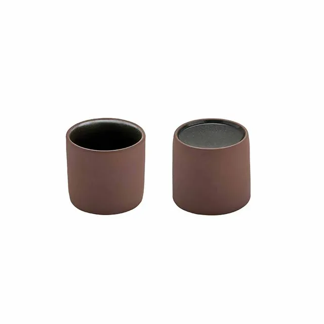 Artis 2in1 soucoupe 6 cm marron noir