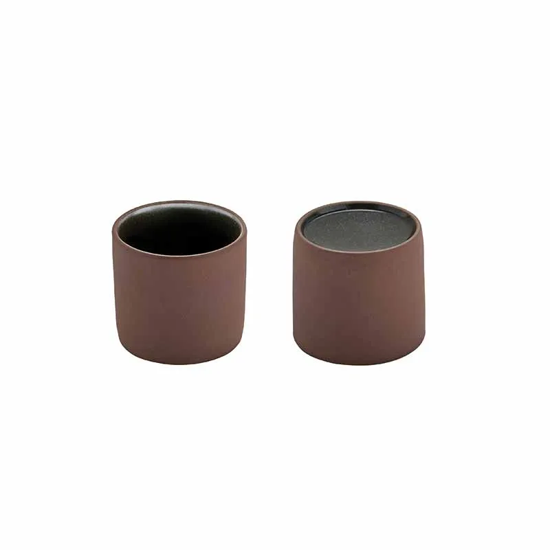 Artis 2in1 soucoupe 6 cm marron noir