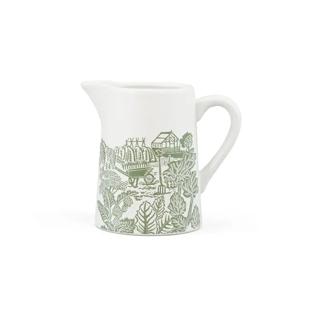 HMB Kate Heiss pichet céramique 50 cl vert woodland grès