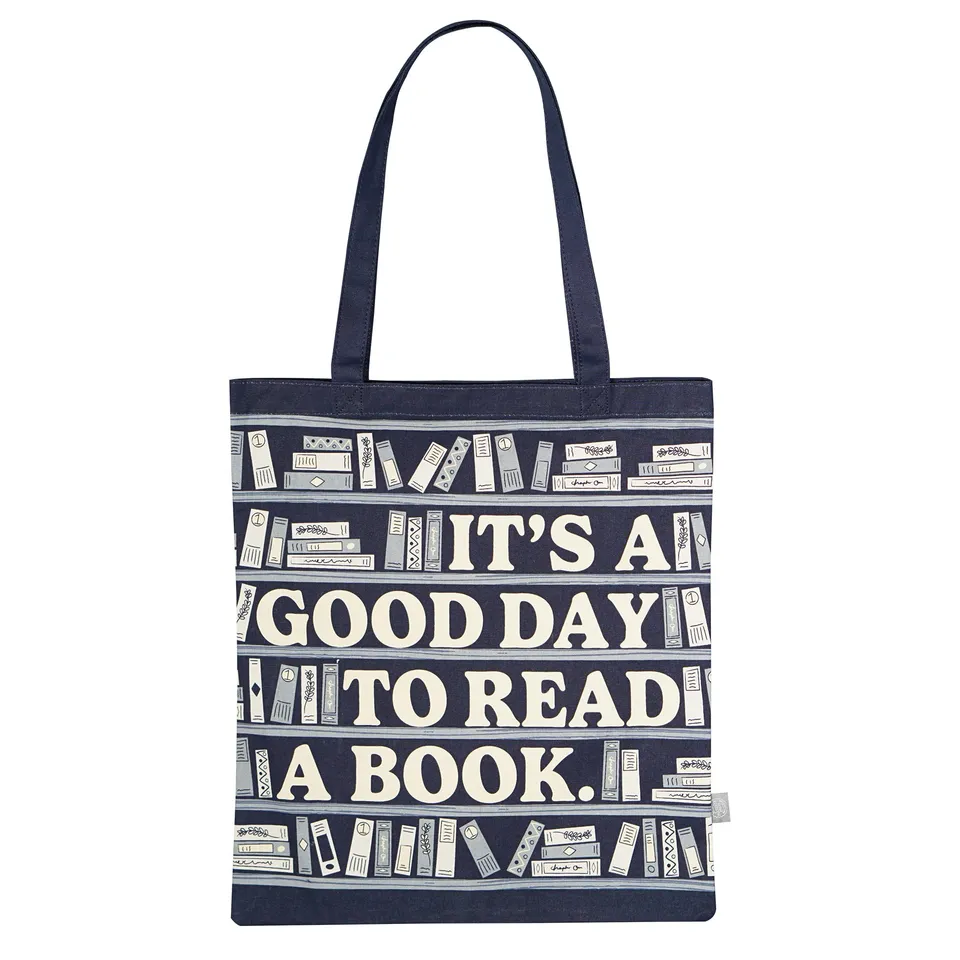 HMB Pulteney Press Good Day tote bag coton recyclé bleu