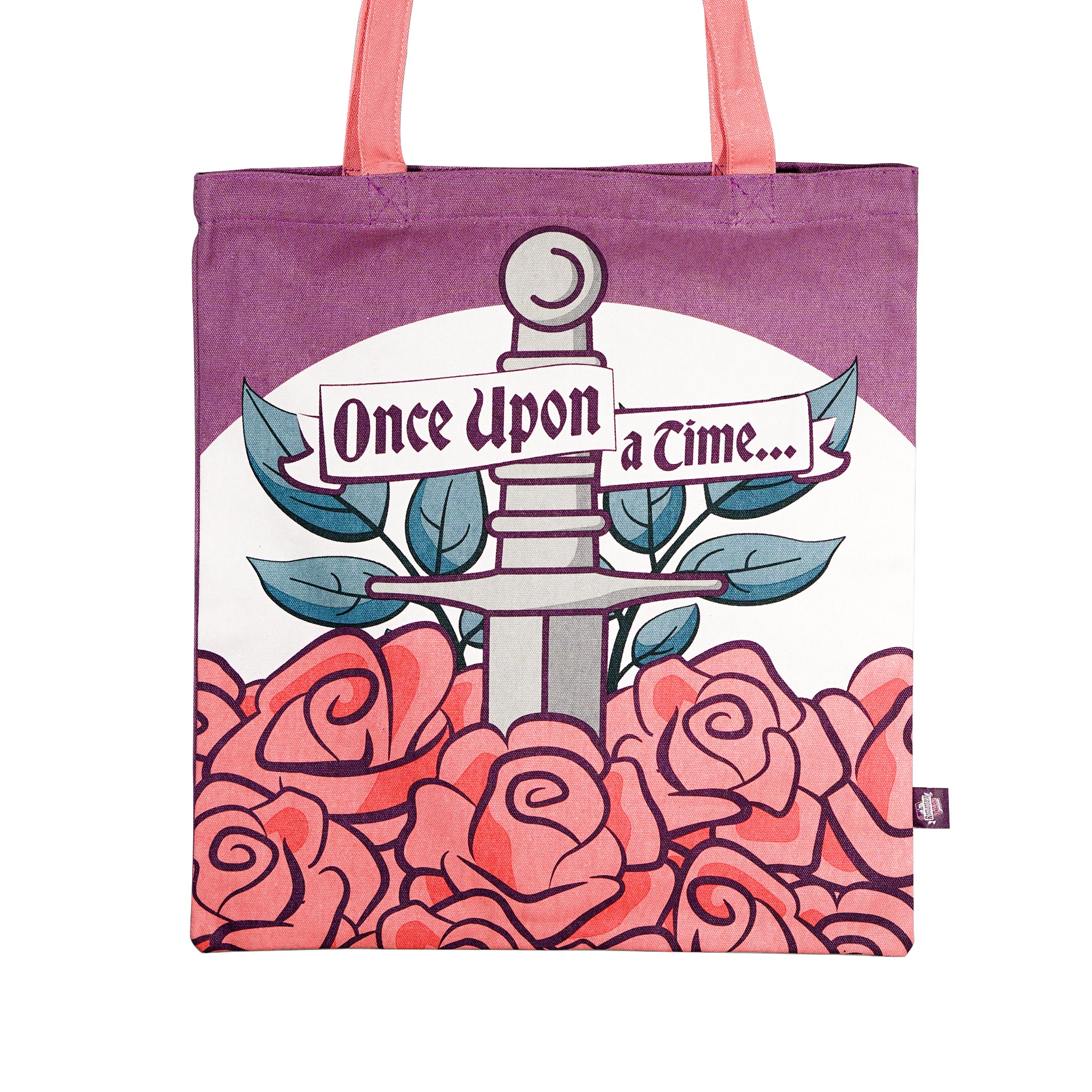 Romantasy cabas coton recyclé violet 42x38 cm
