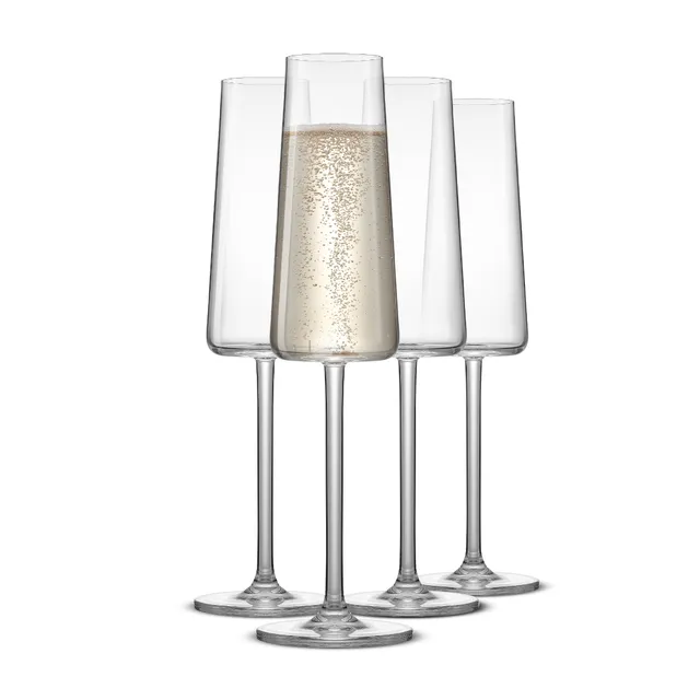 JoyJolt Aura flûte champagne cristal 18cl lot 4