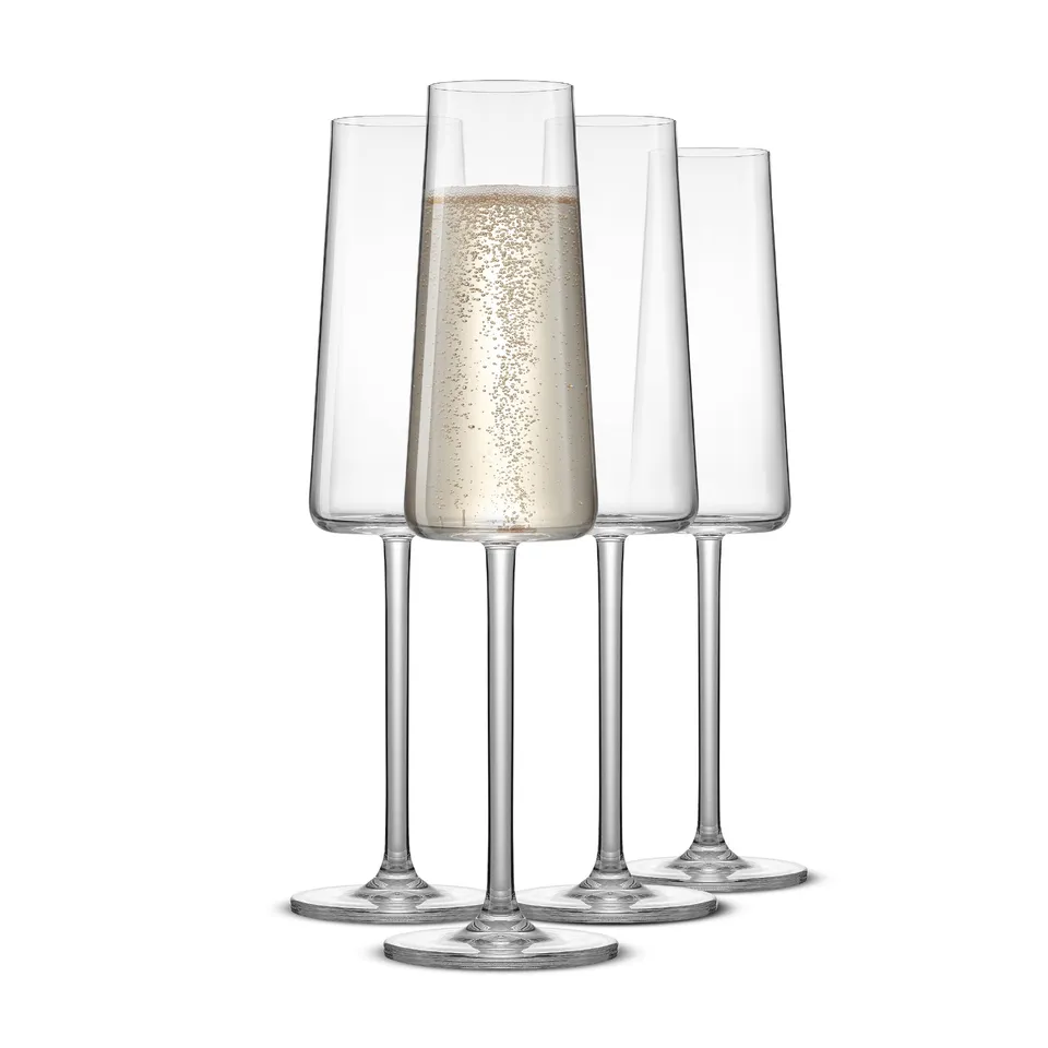 JoyJolt Aura flûte champagne cristal 18cl lot 4