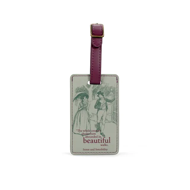 HMB Pulteney Press Sense & Sensibility étiquette bagage vegan