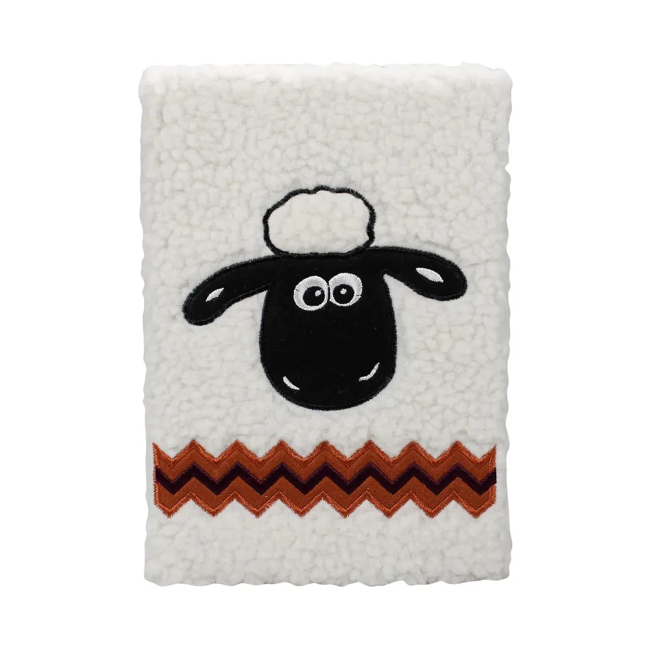 Wallace & Gromit Shaun carnet A5 peluche 96 feuilles