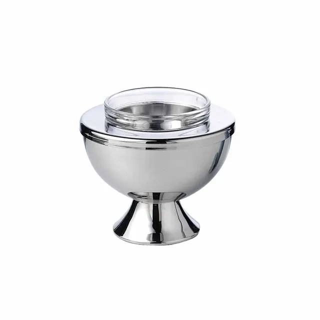 Artis Caviar Dish Glass Liner service caviar Large 3 pièces