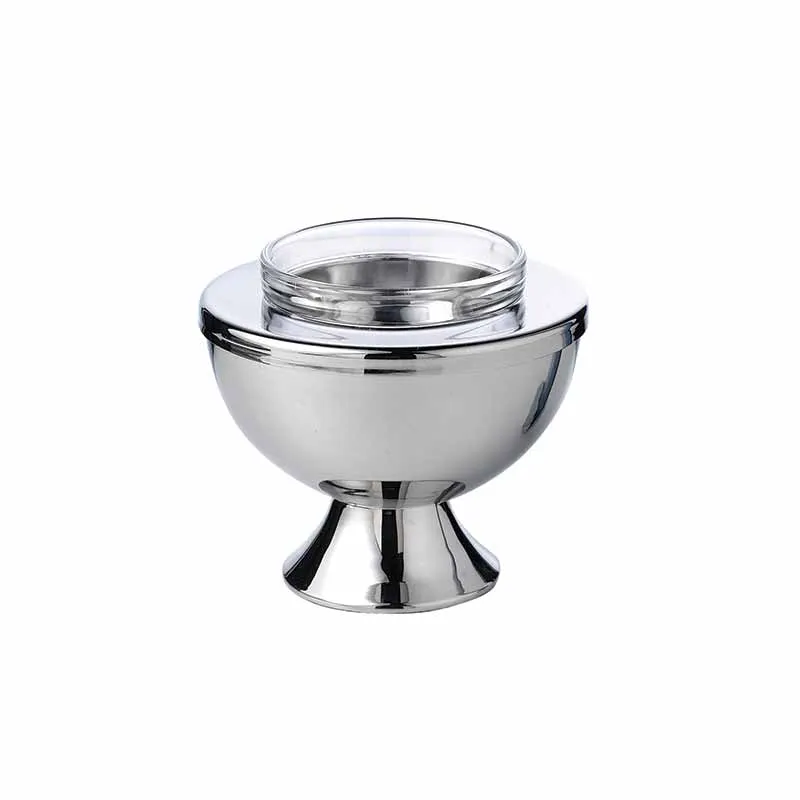 Artis Caviar Dish Glass Liner service caviar Large 3 pièces