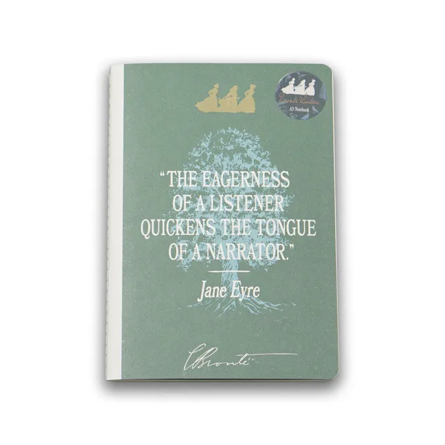 HMB Bronte Sisters carnet A5 cousu vert