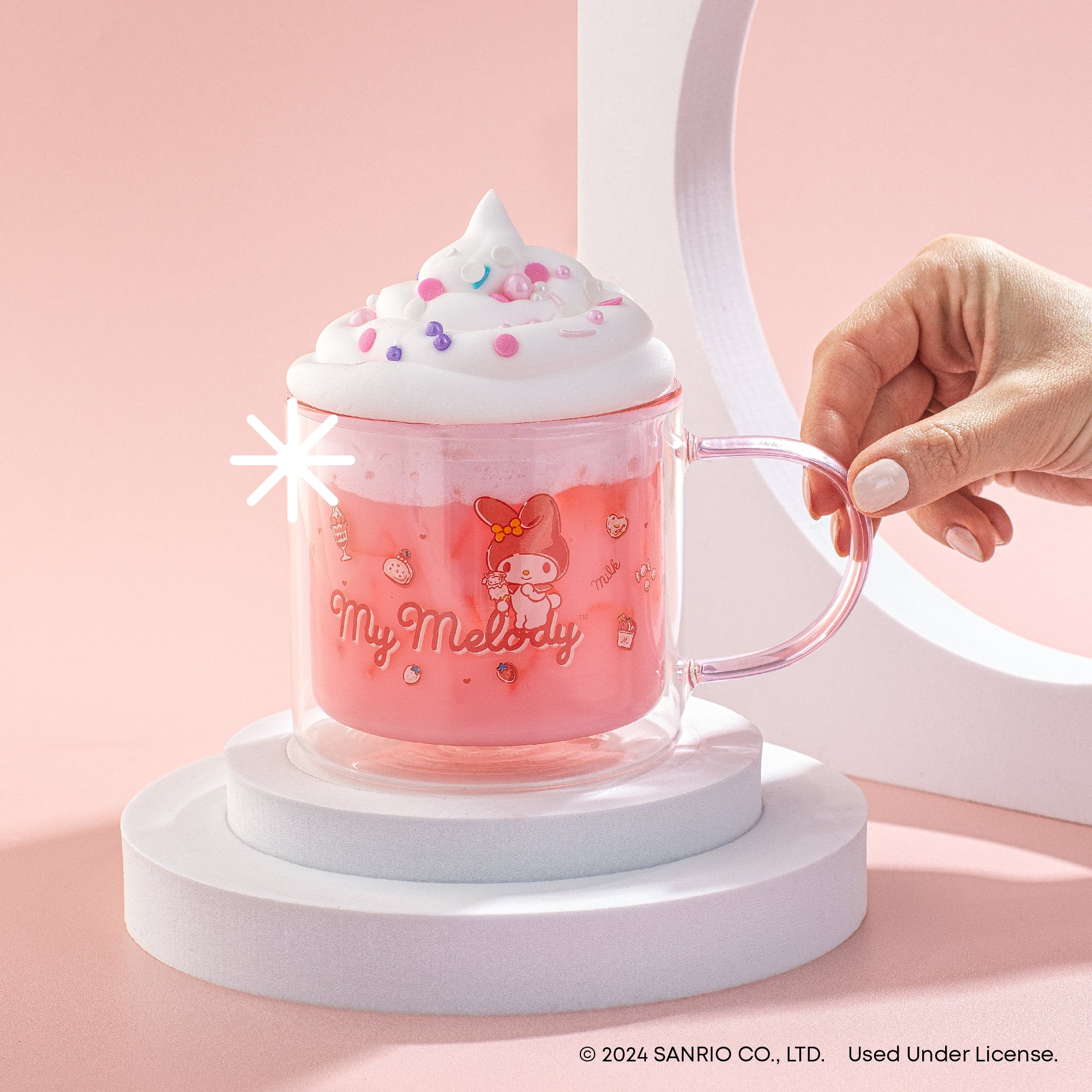 JoyJolt My Melody Mug Verre Double Paroi 40 cl