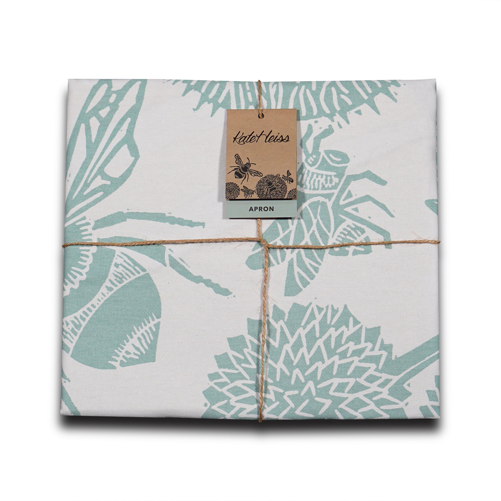 Kate Heiss tablier coton recyclé bleu clair