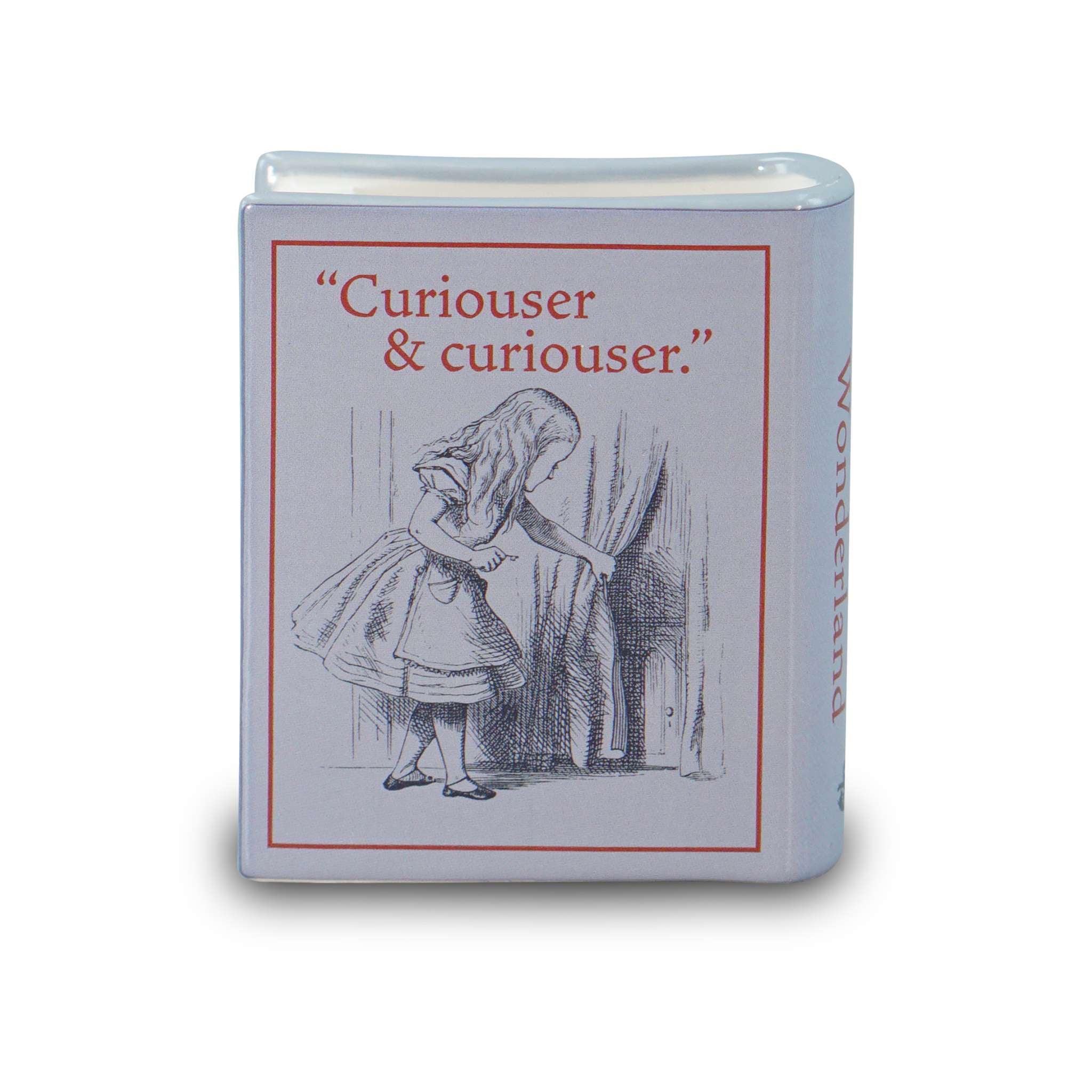 HMB Alice's Adventures Wonderland pot céramique 10 cm bleu