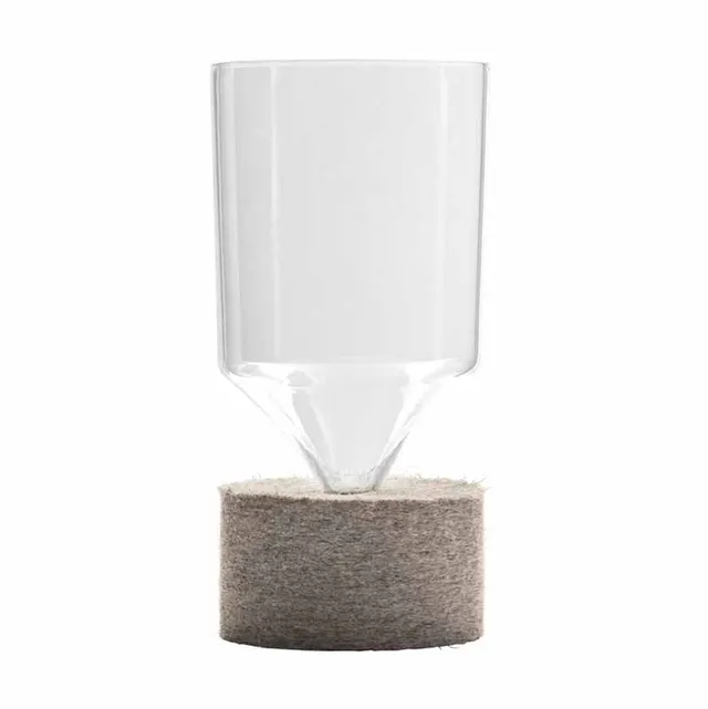 Artis vase verre socle feutre 8 cm