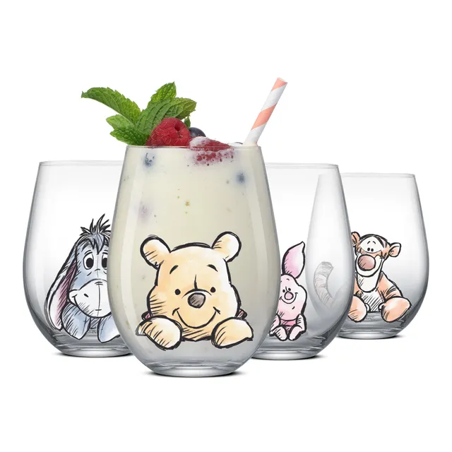 JoyJolt Winnie the Pooh Exploring a Classic verres lot 4 56 cl