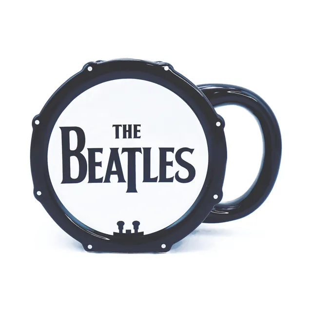 The Beatles Drum Logo mug 25 cl boîte cadeau blanc