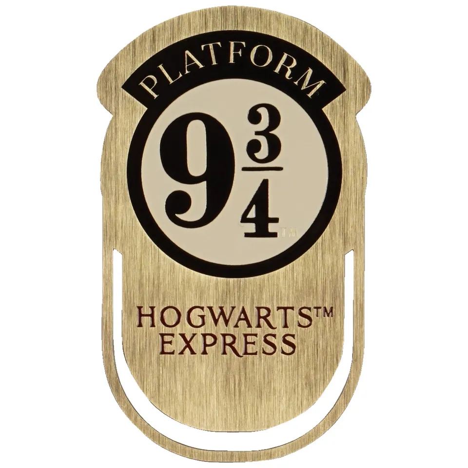 HMB Harry Potter Voie 9 3/4 marque-page métal doré
