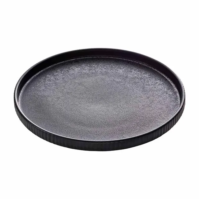 Artis Nara assiette noire relief 27 cm