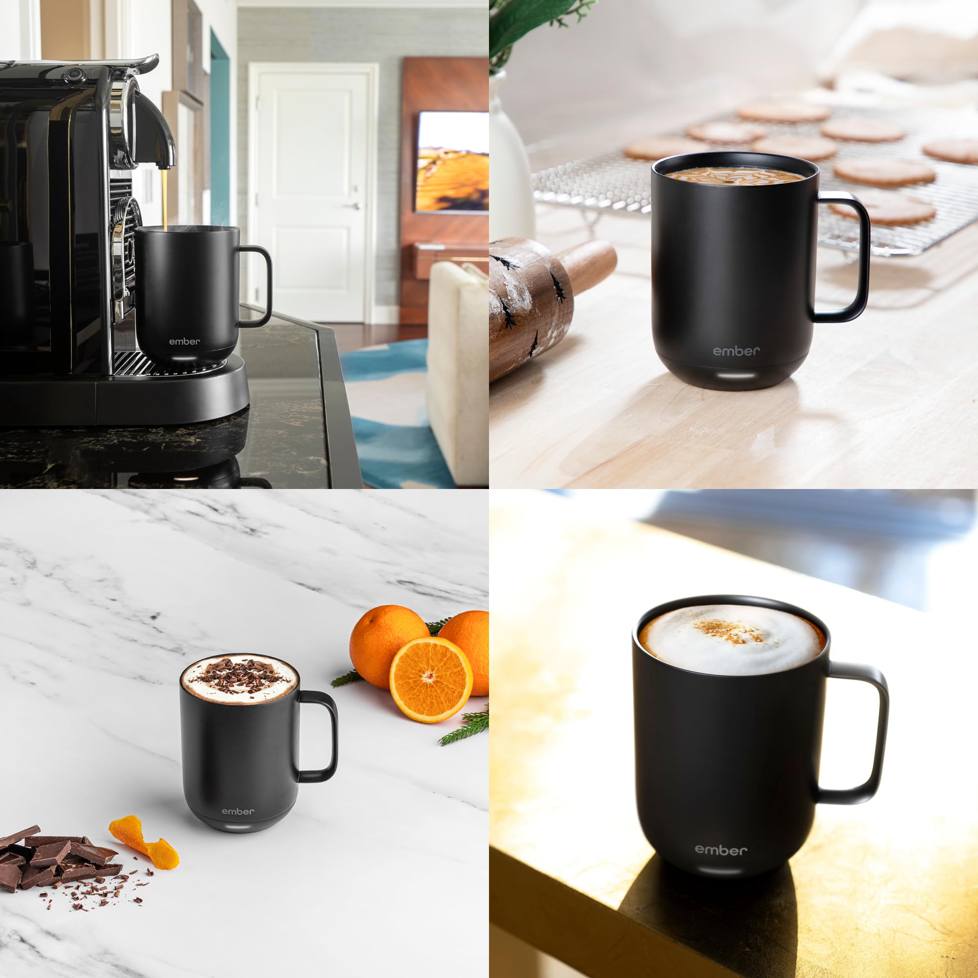 Ember Smart Mug 2 mug chauffant noir 29,5 cl connecté