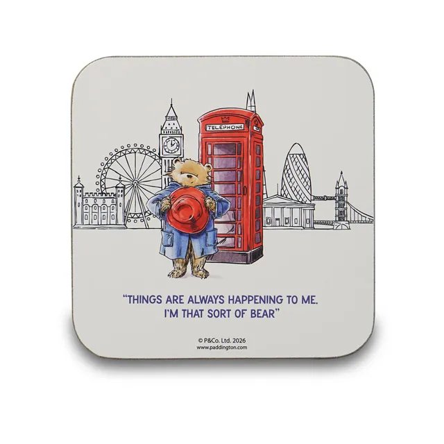 Paddington dessous de verre cabine téléphonique 10 cm