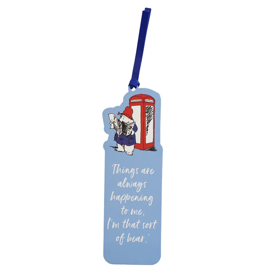 Paddington Bear Phone Box MARKPA04 marque-page bleu 18 cm