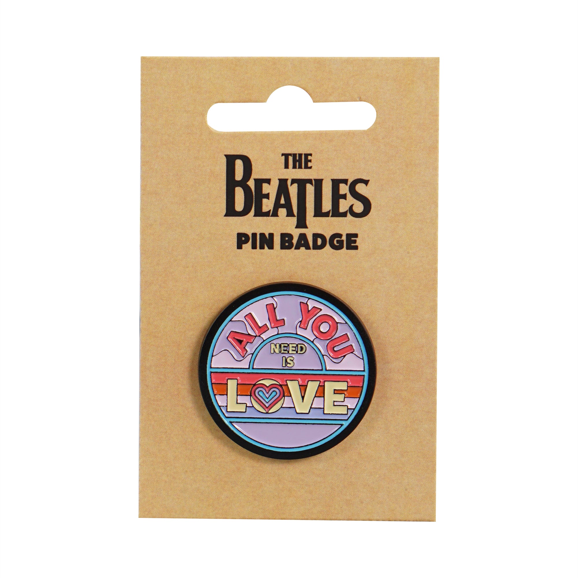 The Beatles All You Need Is Love pin's badge violet