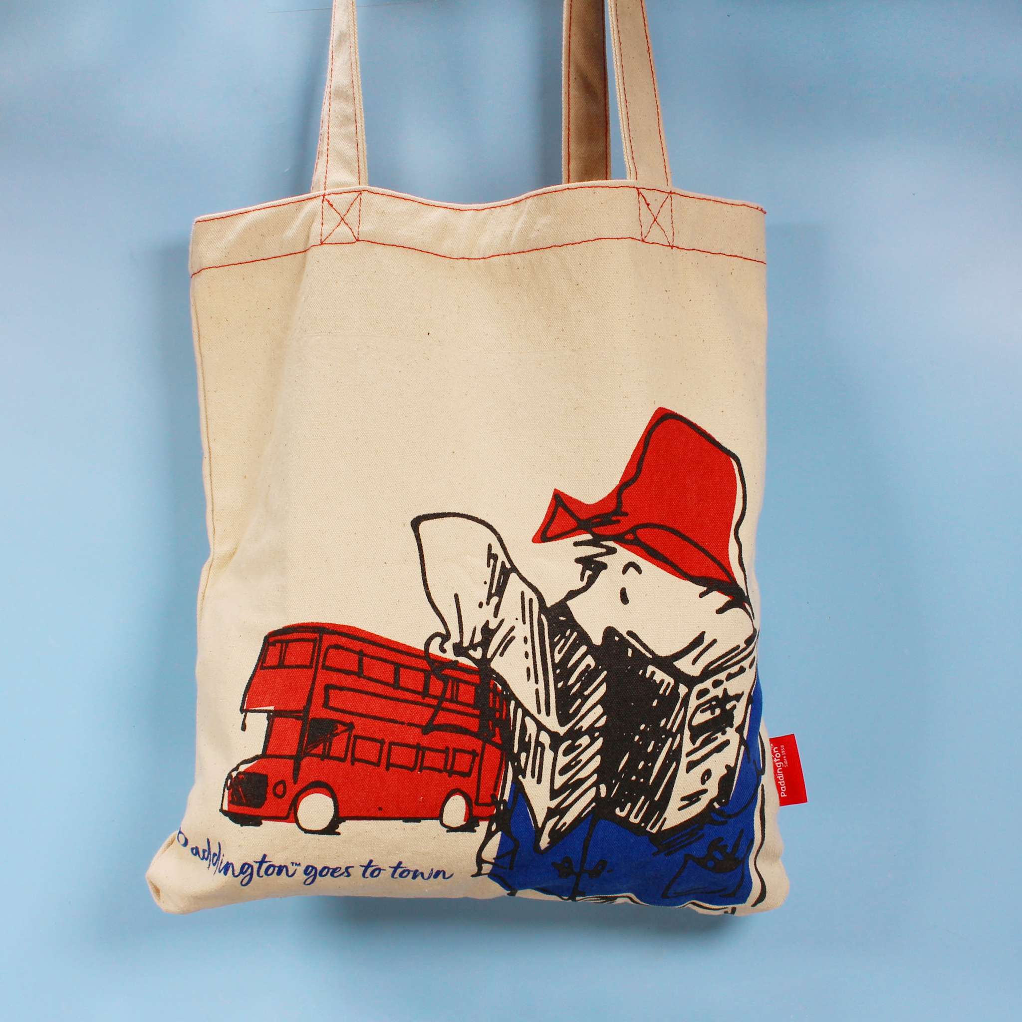 HMB Paddington Bear shopper coton recyclé blanc 48 cm
