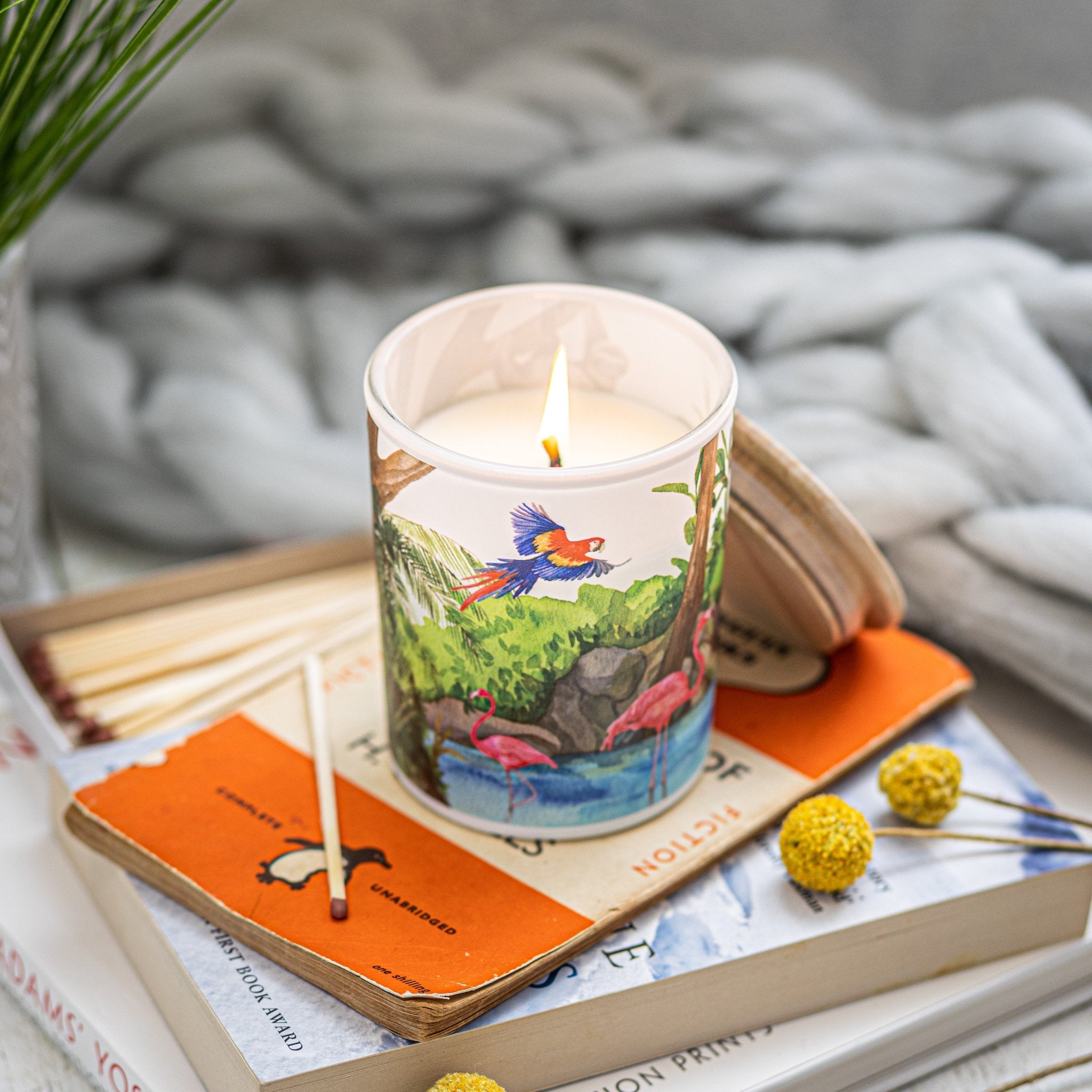 Trouvaille Freshwater bougie soja tropicale jasmin revigorante