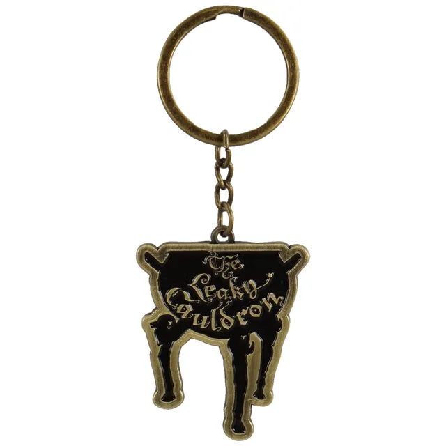 Harry Potter Leaky Cauldron porte-clés métal noir