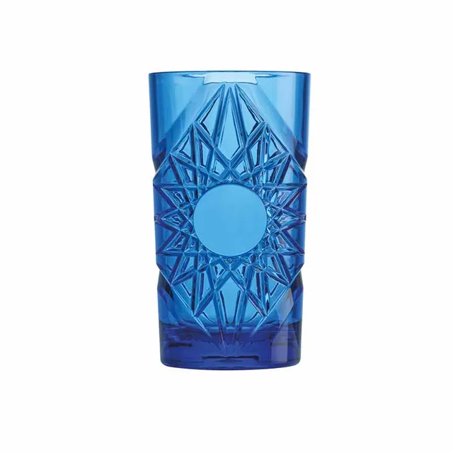 Artis Premium Cooler verre bleu 47 cl long drink