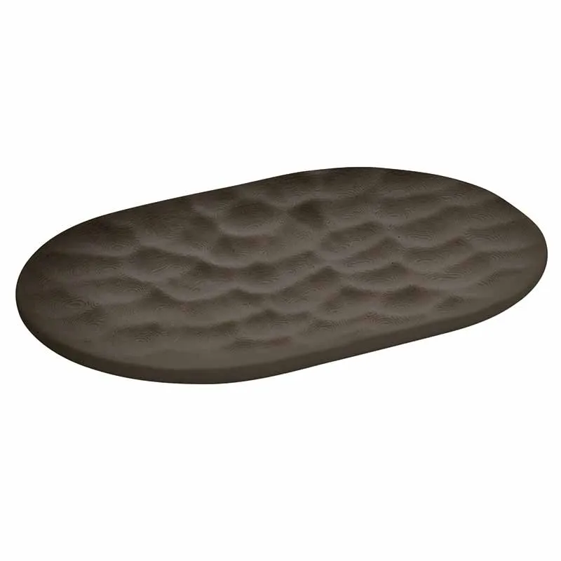 Artis Carved Oval Plate 18x12cm assiette ovale