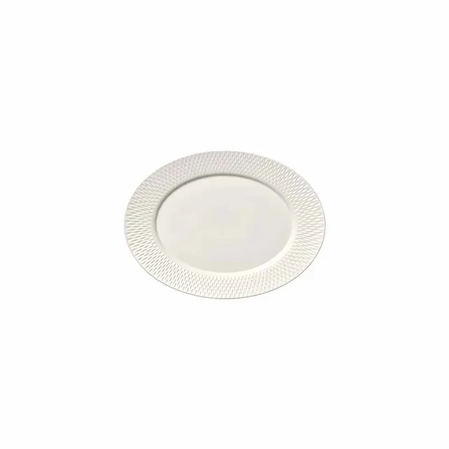 Artis Purity Reflections Rimmed Oval Plate assiette 18 cm