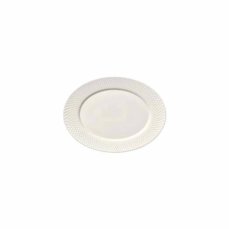 Artis Purity Reflections Rimmed Oval Plate assiette 18 cm