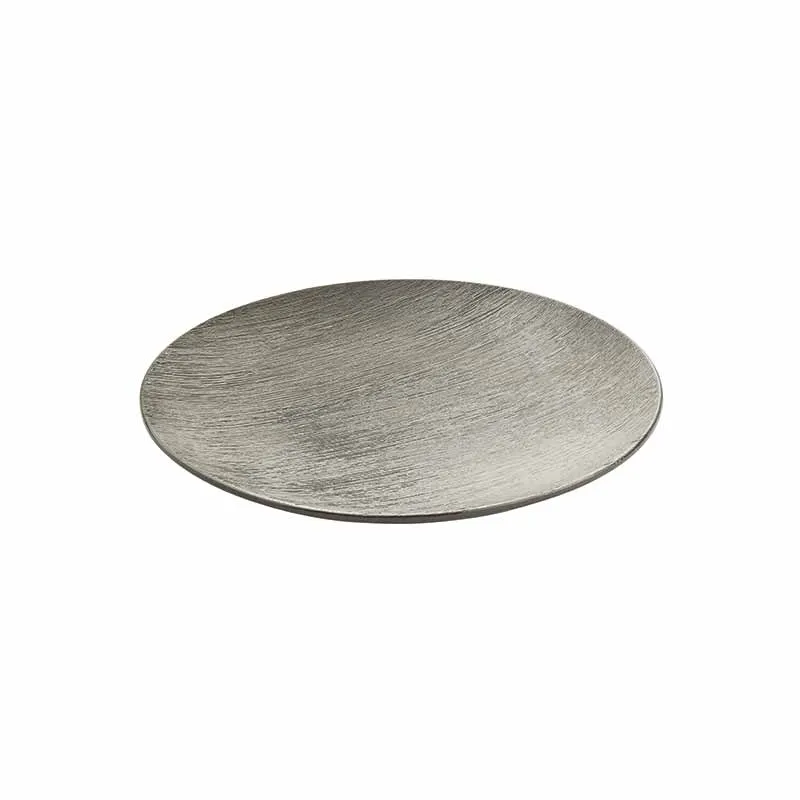 Artis Brush Grey assiette grise 17 cm