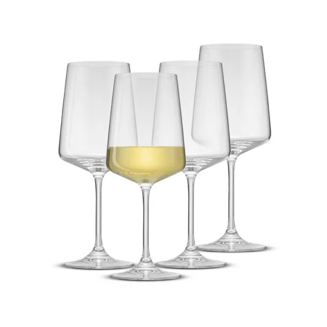 JoyJolt Sidney verres à vin blanc 50 cl transparents lot 4