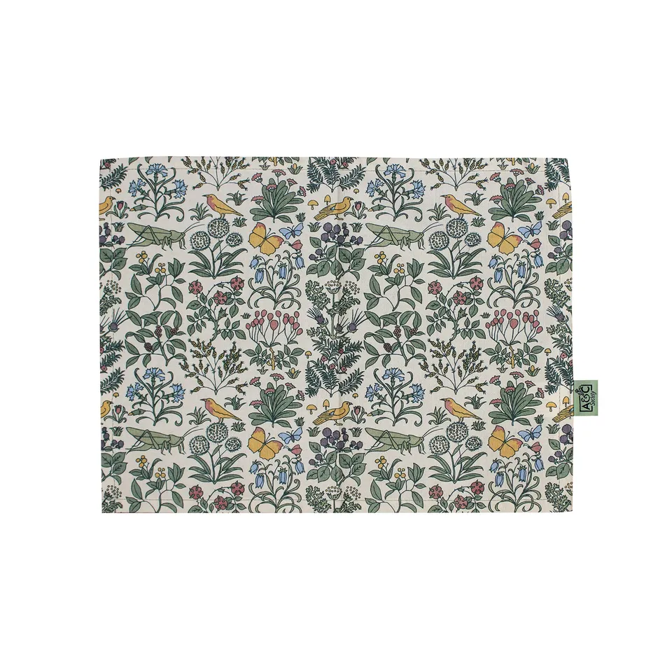 Arts & Crafts Voysey Apothecary's Garden sets de table coton lot 2