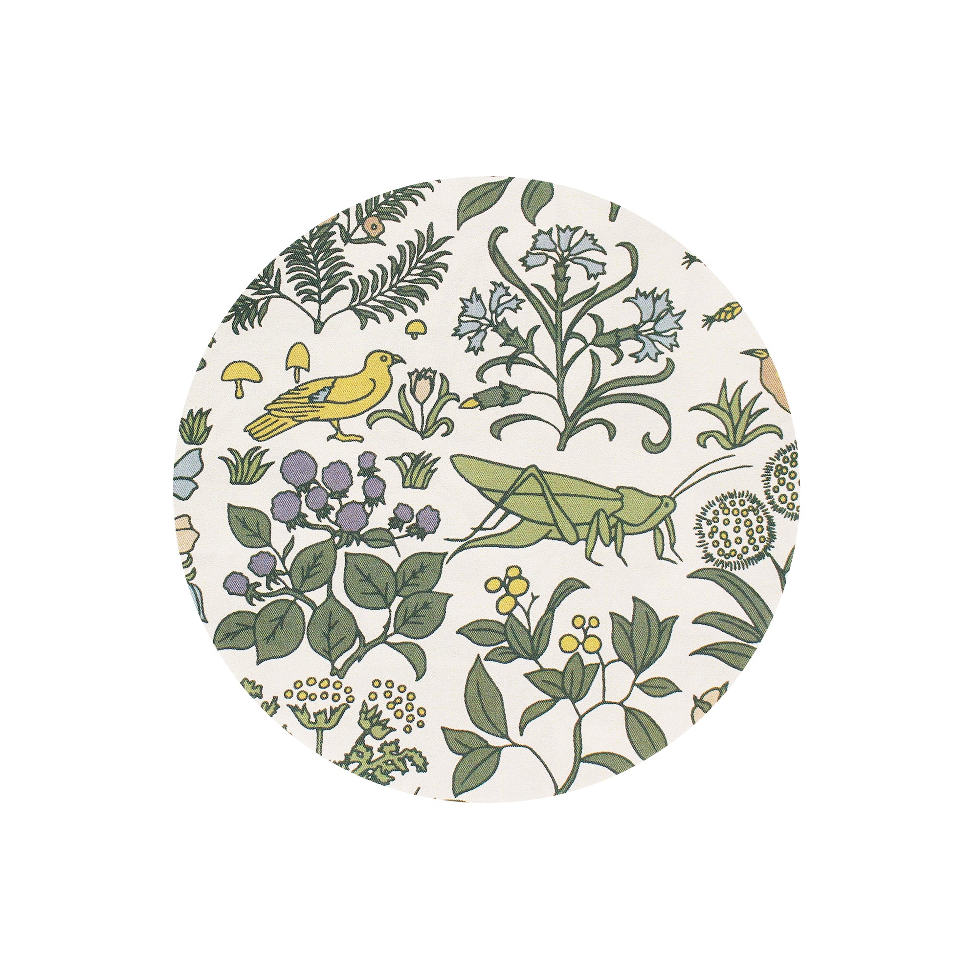 Arts & Crafts Apothecary's Garden dessous de verre céramique x2