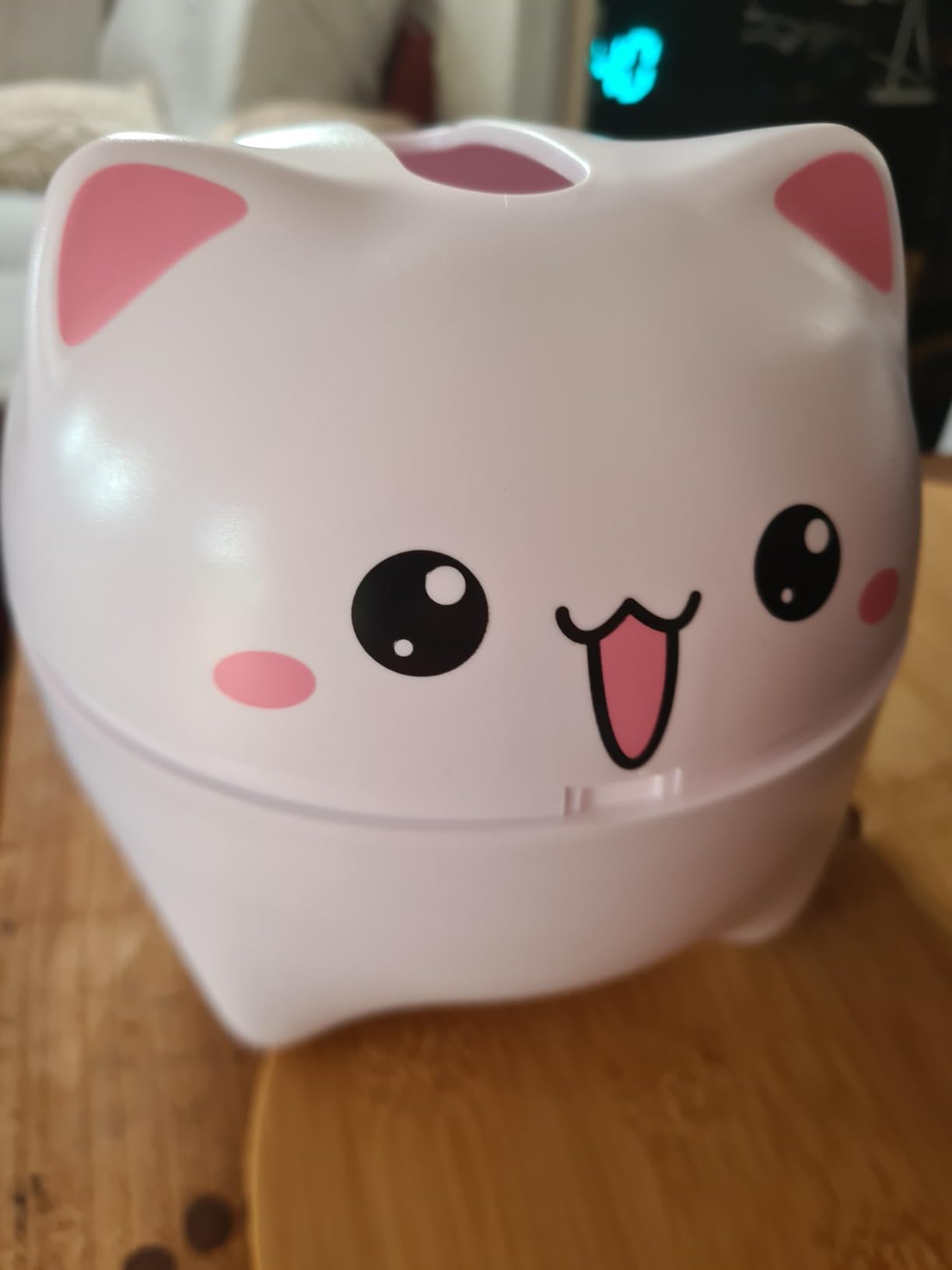 Alipis boîte à mouchoirs chat kawaii ABS compacte