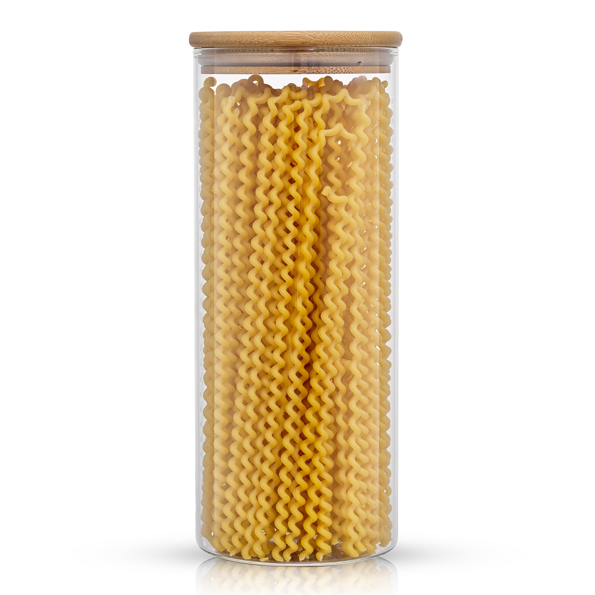 JoyJolt Storage Jars bocal verre lot 6 couvercle bambou hermétique