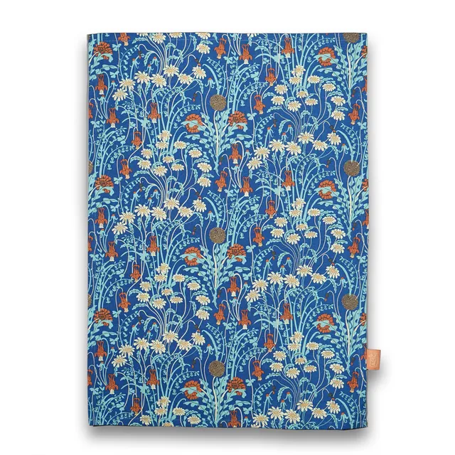 Arts & Crafts Society W. Crane torchon coton recyclé fleurs