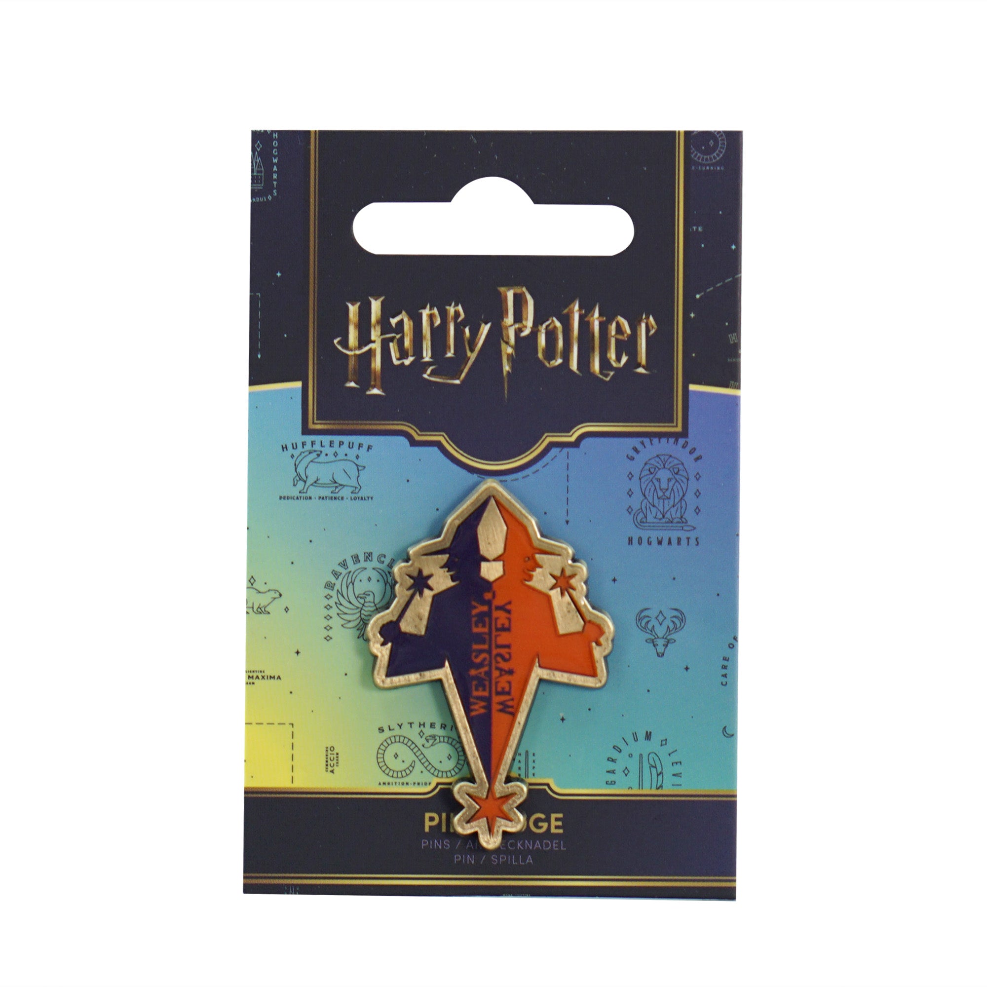 Harry Potter Weasley pin's émail rouge 3,8 cm