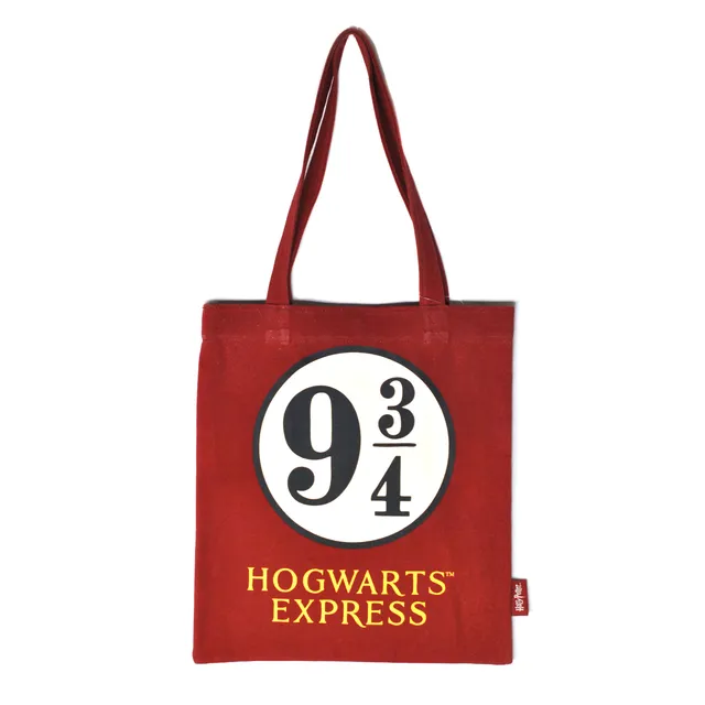 HMB Harry Potter sac shopping 9 3/4 rouge recyclé