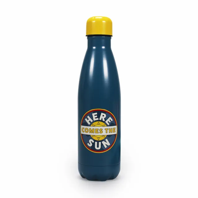 The Beatles Here Comes gourde inox 50 cl bleue