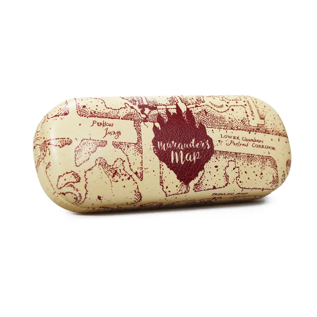 Harry Potter Carte du Maraudeur étui à lunettes rouge