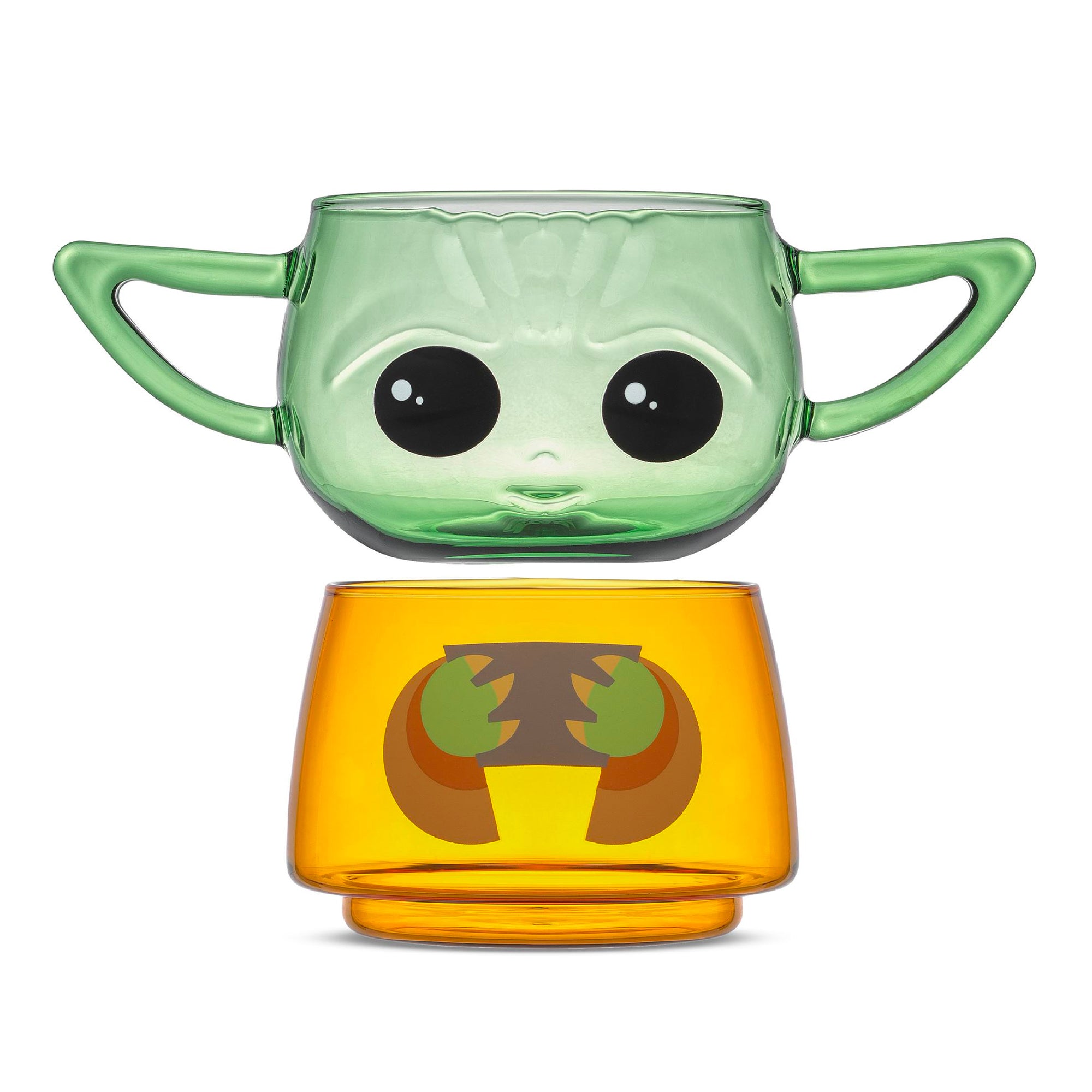 JoyJolt Star Wars Stackable Grogu verres lot de 2 28 cl