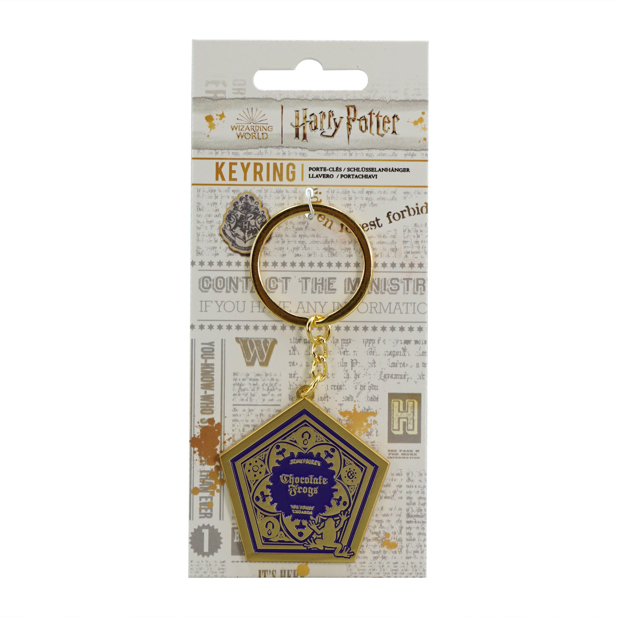 HMB Harry Potter Chocolat porte-clés métal violet