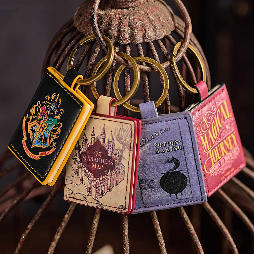Harry Potter porte-clés Carte du Maraudeur cuir vegan