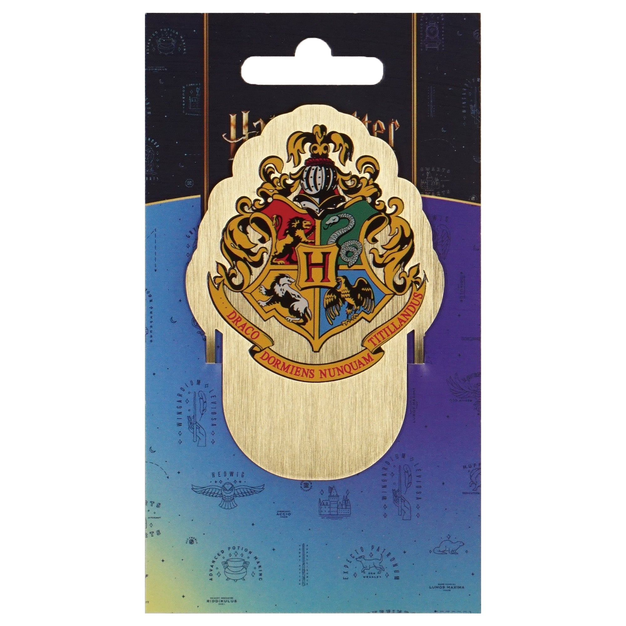 Harry Potter Hogwarts marque-page métal bronze